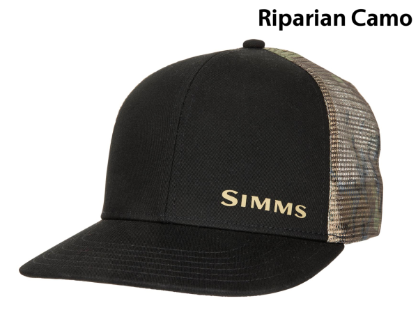 Simms ID Trucker Hat Riparian Camo